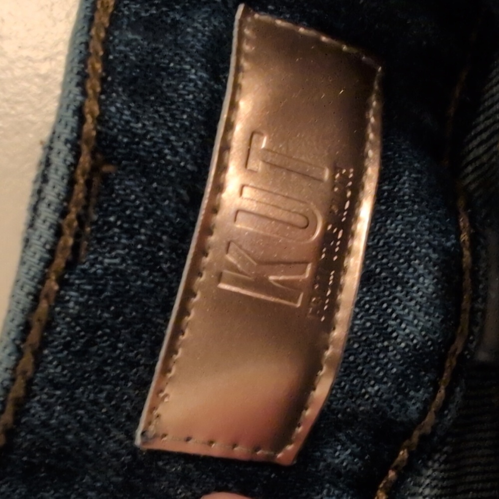 Kut from the Kloth Meg High-Rise Wide Leg Cropped Jeans, Size 16 - Picture 6 of 11